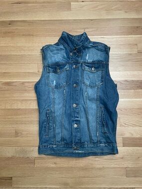 Men's Nostic Sleeveless Denim Vest XL